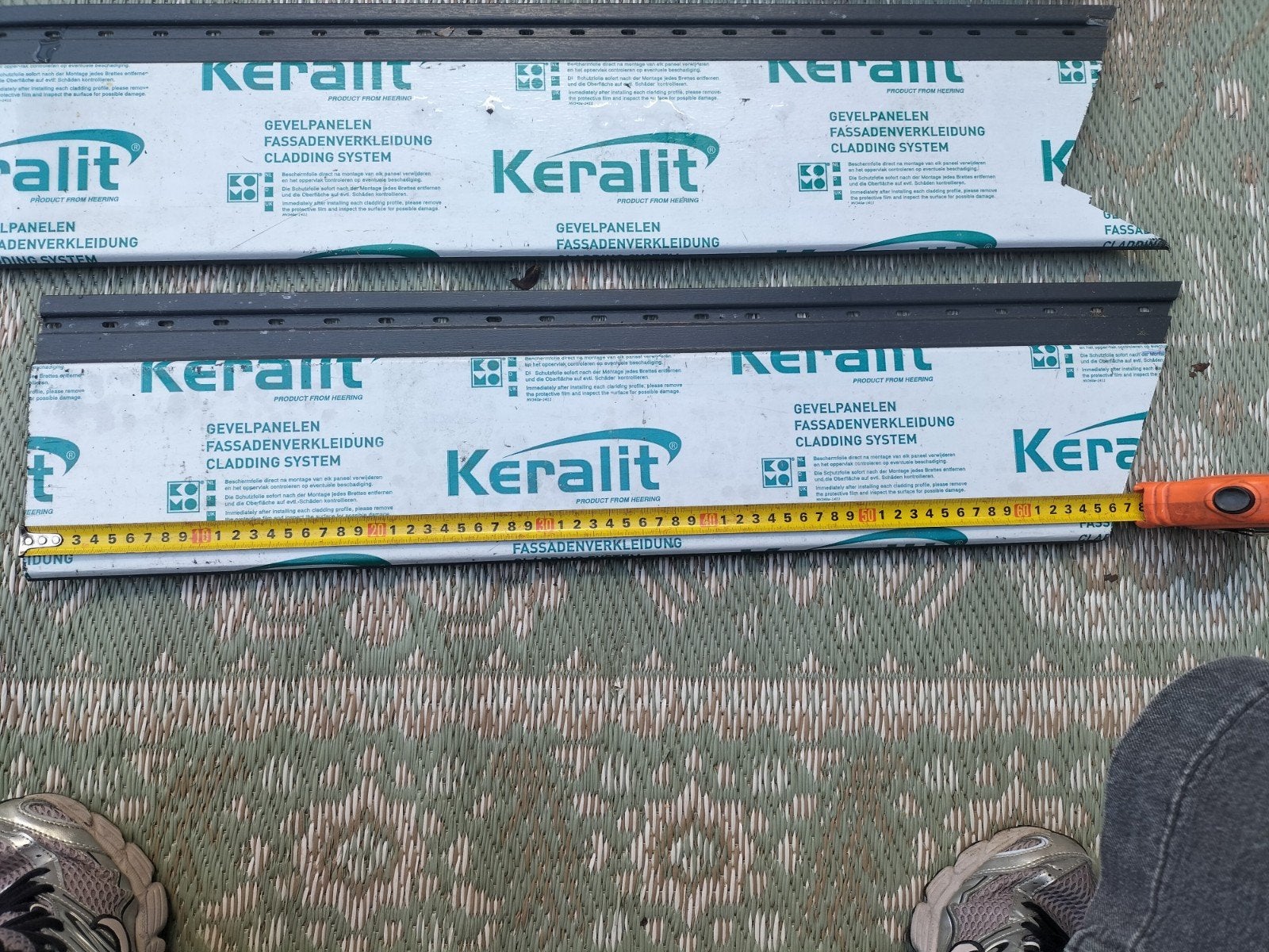 Keralit gevelpanelen en afwerkprofielen, Ophalen, Zo goed als nieuw, 200 tot 250 cm, Plank