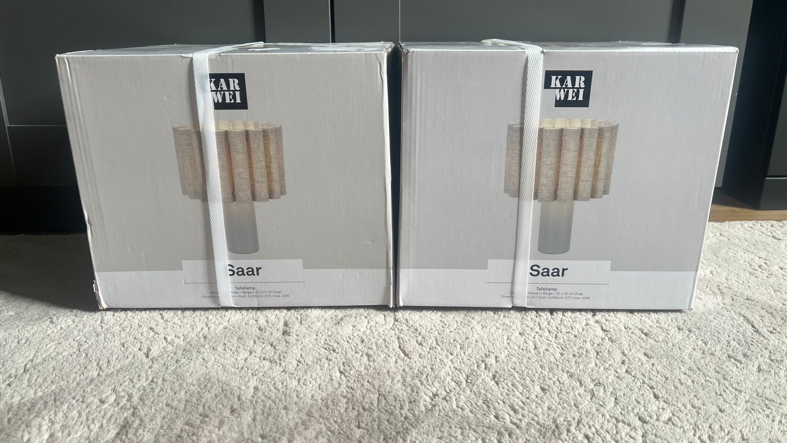 Twee nieuwe lampjes karwei Saar, Ophalen of Verzenden, Nieuw