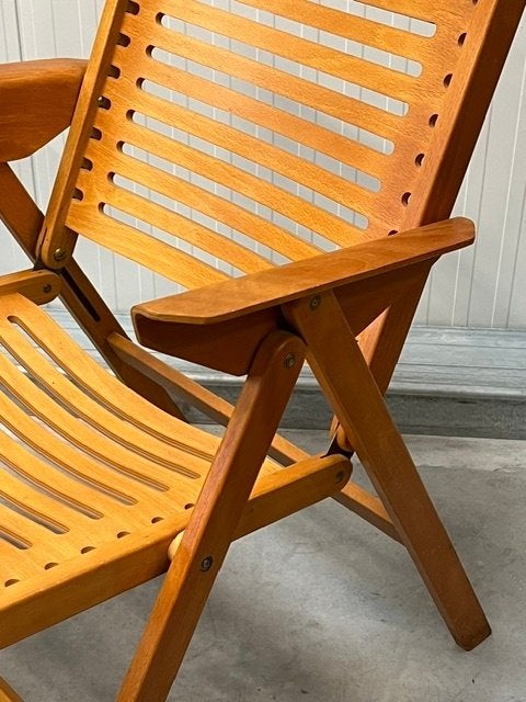 Rex fauteuil Niko Kralj klapstoel vintage design retro stoel, Gebruikt, ., Minder dan 75 cm, Vintage