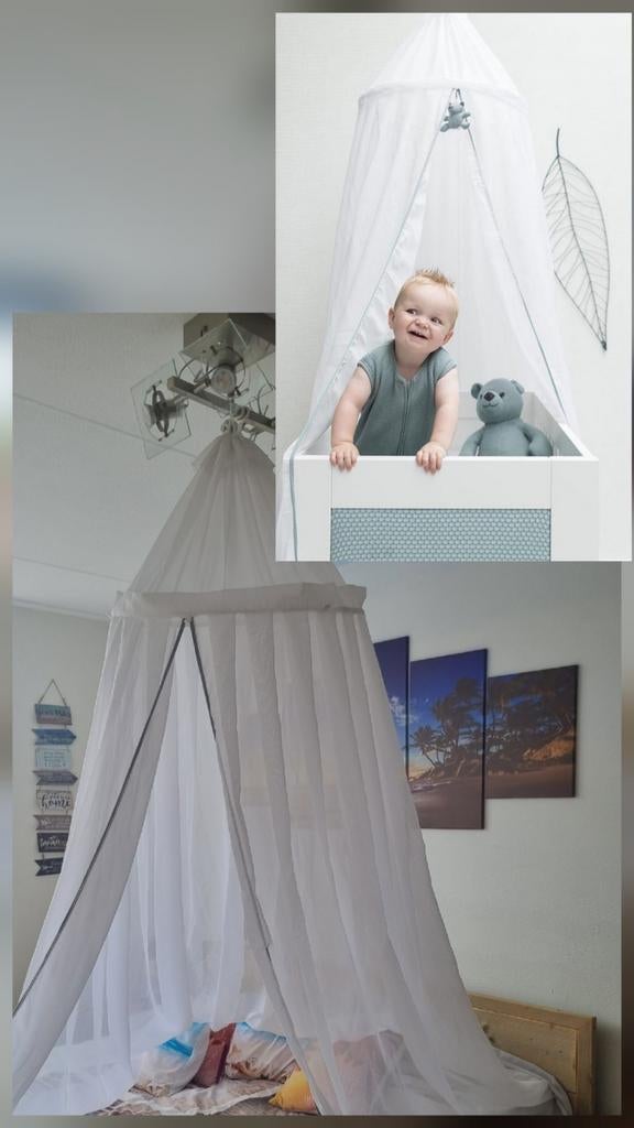 Baby Hemeltje - Baby Klamboe voor Wieg en Ledikant, Ophalen of Verzenden, Zo goed als nieuw, Klamboe