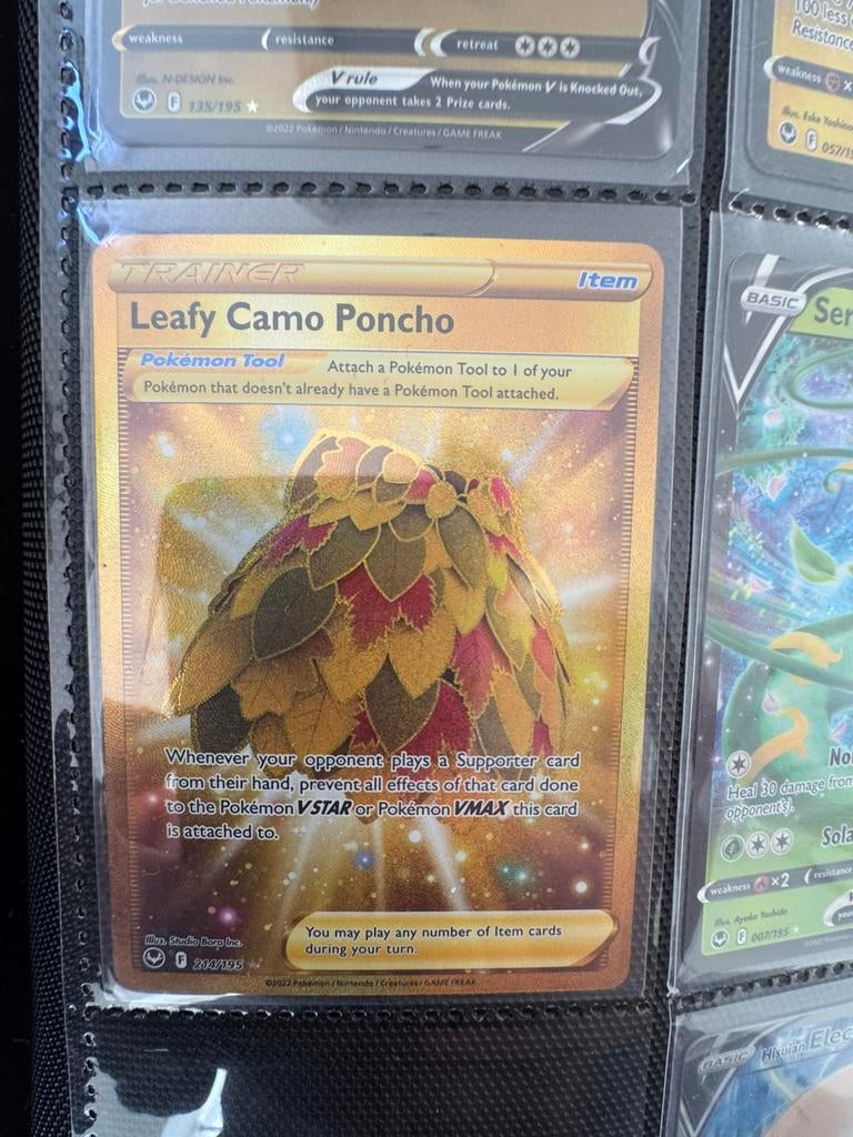 Leafy Camo Poncho 214/195 Silver tempest, Ophalen of Verzenden, Zo goed als nieuw