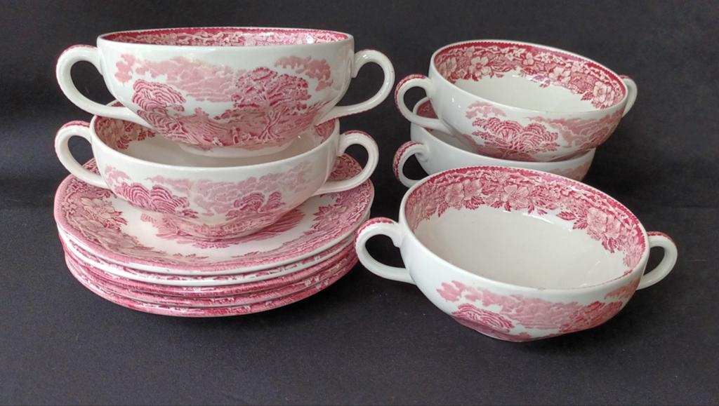 5 soepkommen van Wedgwood, Ophalen of Verzenden, Zo goed als nieuw, Kom(men), Wedgwood