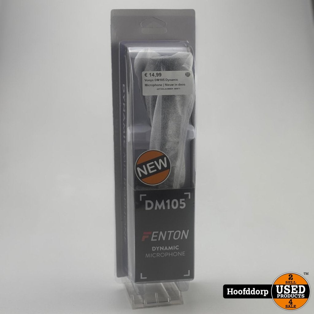 Vonyx DM105 Dynamic Microphone | Nieuw in doos