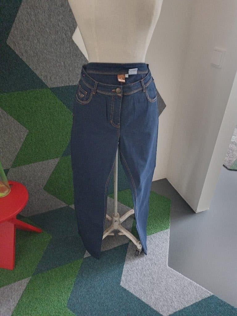 Mooie MS Mode spijkerbroek maat 42, zo goed als nieuw, Blauw, Ophalen of Verzenden, Zo goed als nieuw, MS Mode