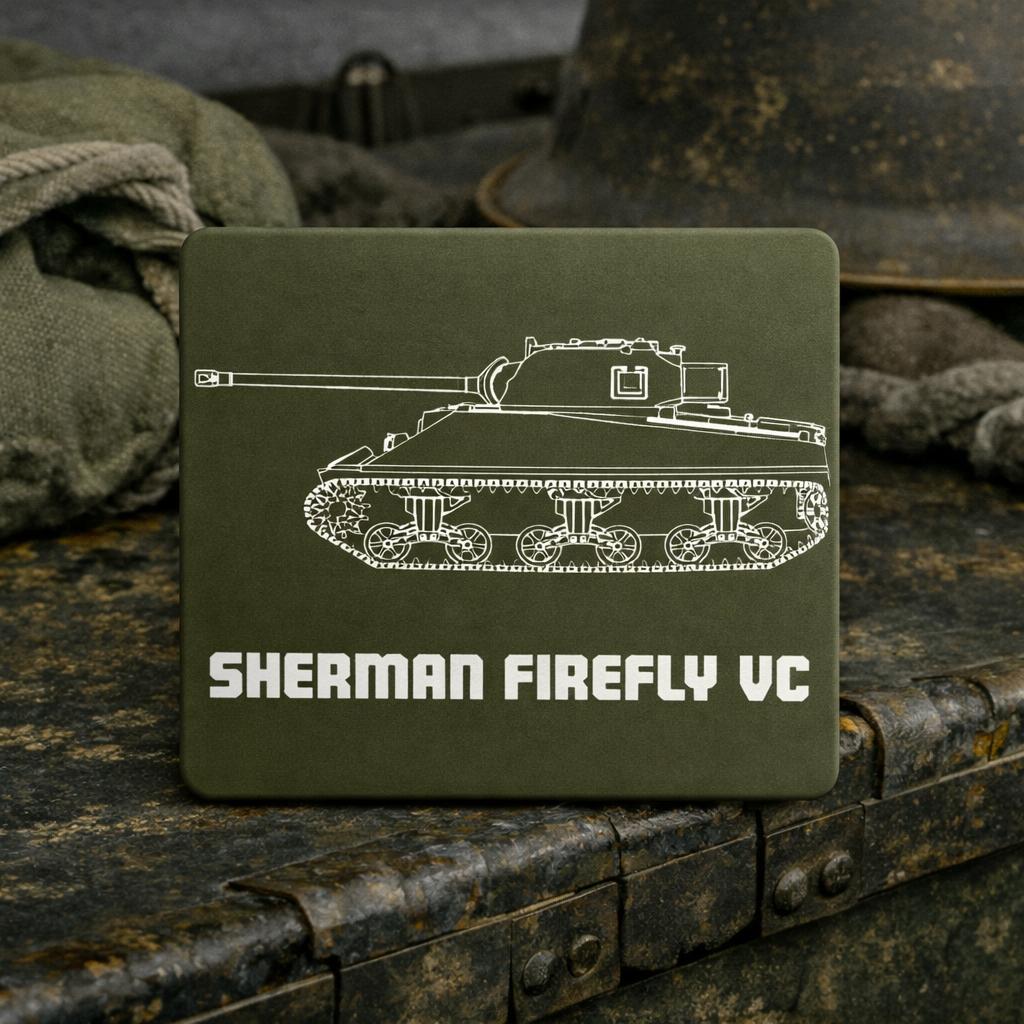WW2 Sherman Firefly VC magneet - RJ Army, Ophalen of Verzenden, Landmacht, Amerika, Embleem of Badge