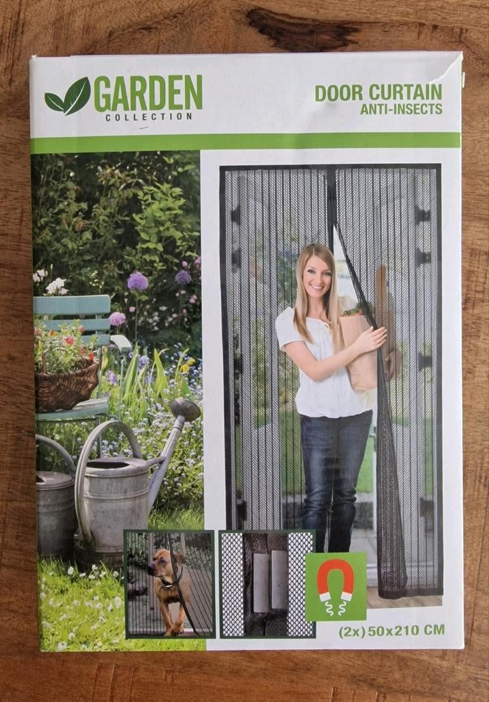 Nieuw magnetisch insectengordijn voor deuren, 200 cm of meer, Zwart, Nieuw, 50 tot 100 cm