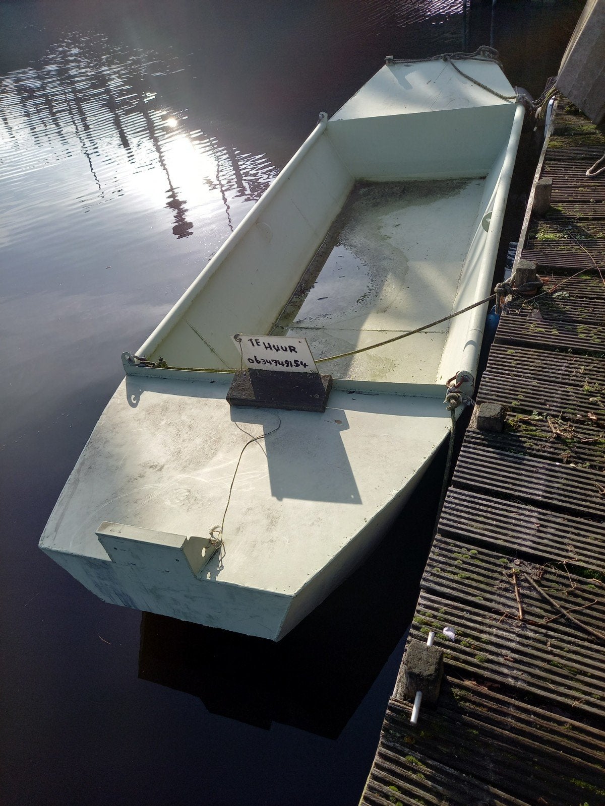 dekschuit ponton  te huur, Ophalen of Verzenden