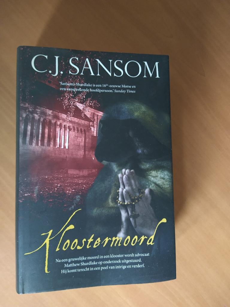 Sansom, C.J. Kloostermoord, Boeken, Thrillers, Zo goed als nieuw, Ophalen of Verzenden
