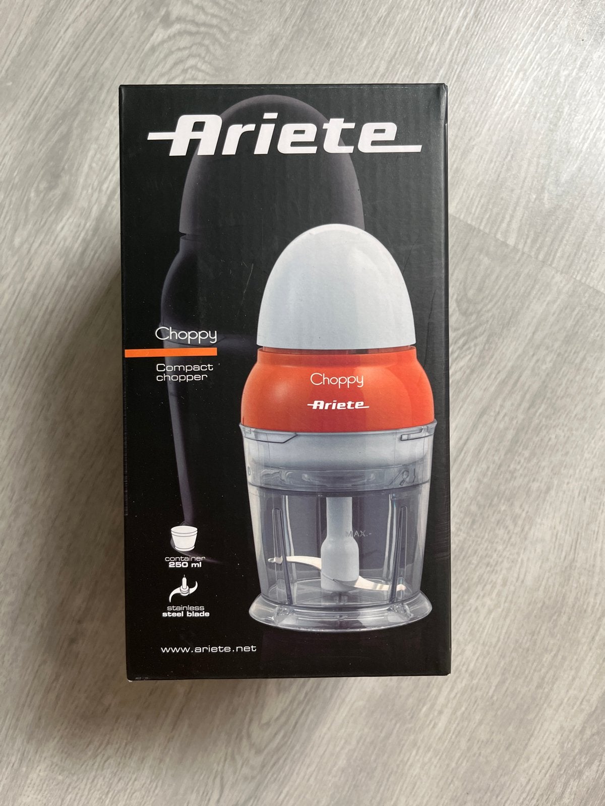 Nieuwe Ariete Choppy hakmolen - 250ml inhoud, Nieuw, Ophalen of Verzenden, Vaatwasserbestendig, Minder dan 1 liter