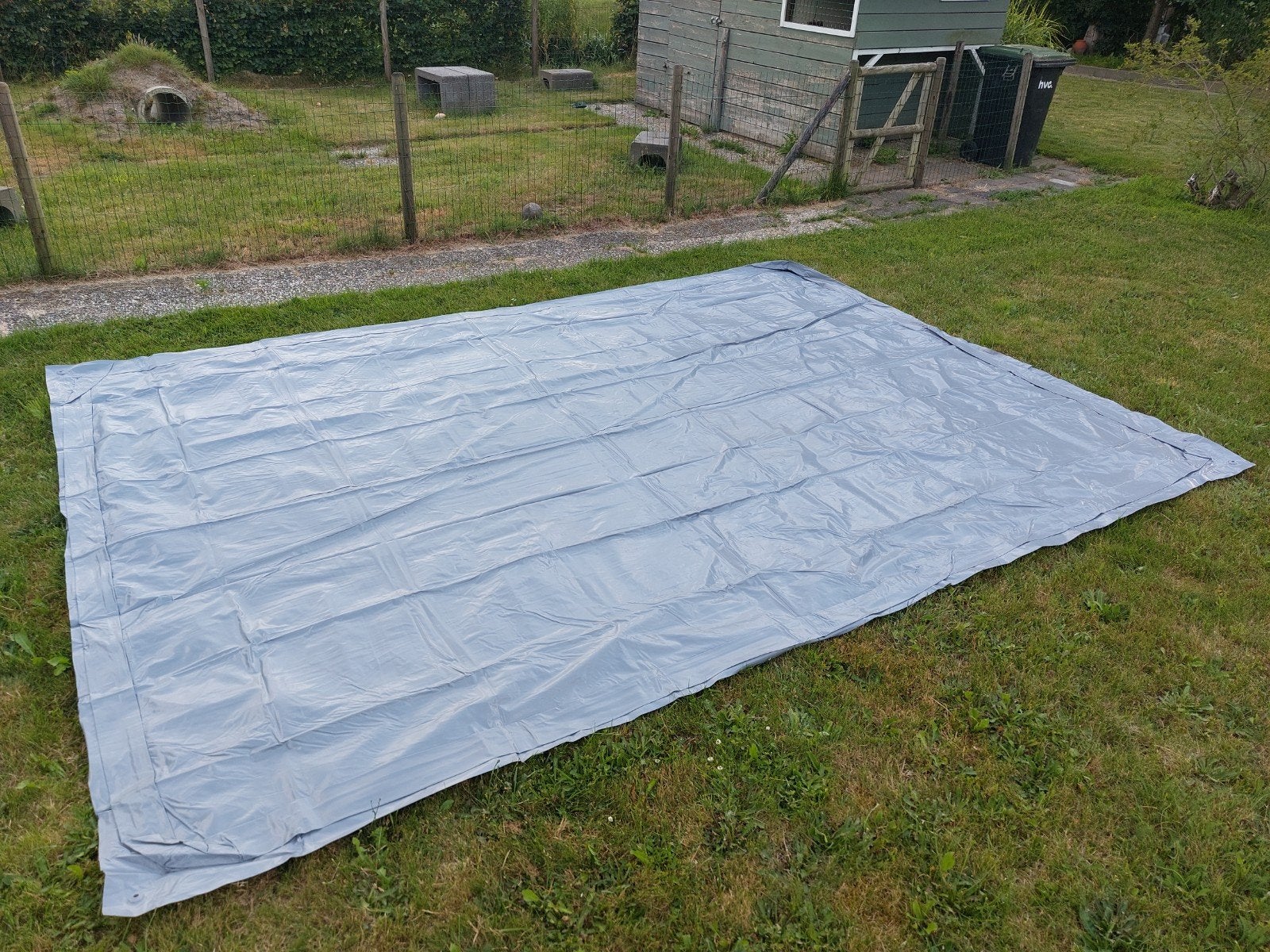 Opblaasbaar grondzijl 300x420cm z.g.a.n., Caravans en Kamperen, Kampeeraccessoires, Ophalen of Verzenden, Zo goed als nieuw