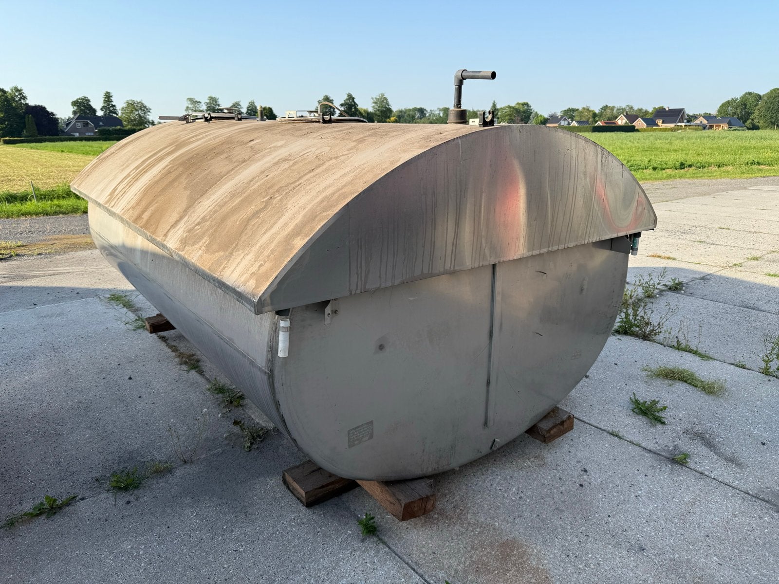 RVS Watertank 5000 liter - Schoon, voor diverse toepassingen, Ophalen, Melktank, Rvs@melktank.nl, Rvs