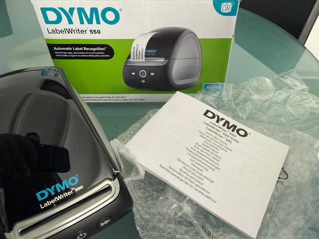 Dymo label printer 550 als nw in doos, Qwerty, Verzenden, Zo goed als nieuw, Dymo LabelWriter