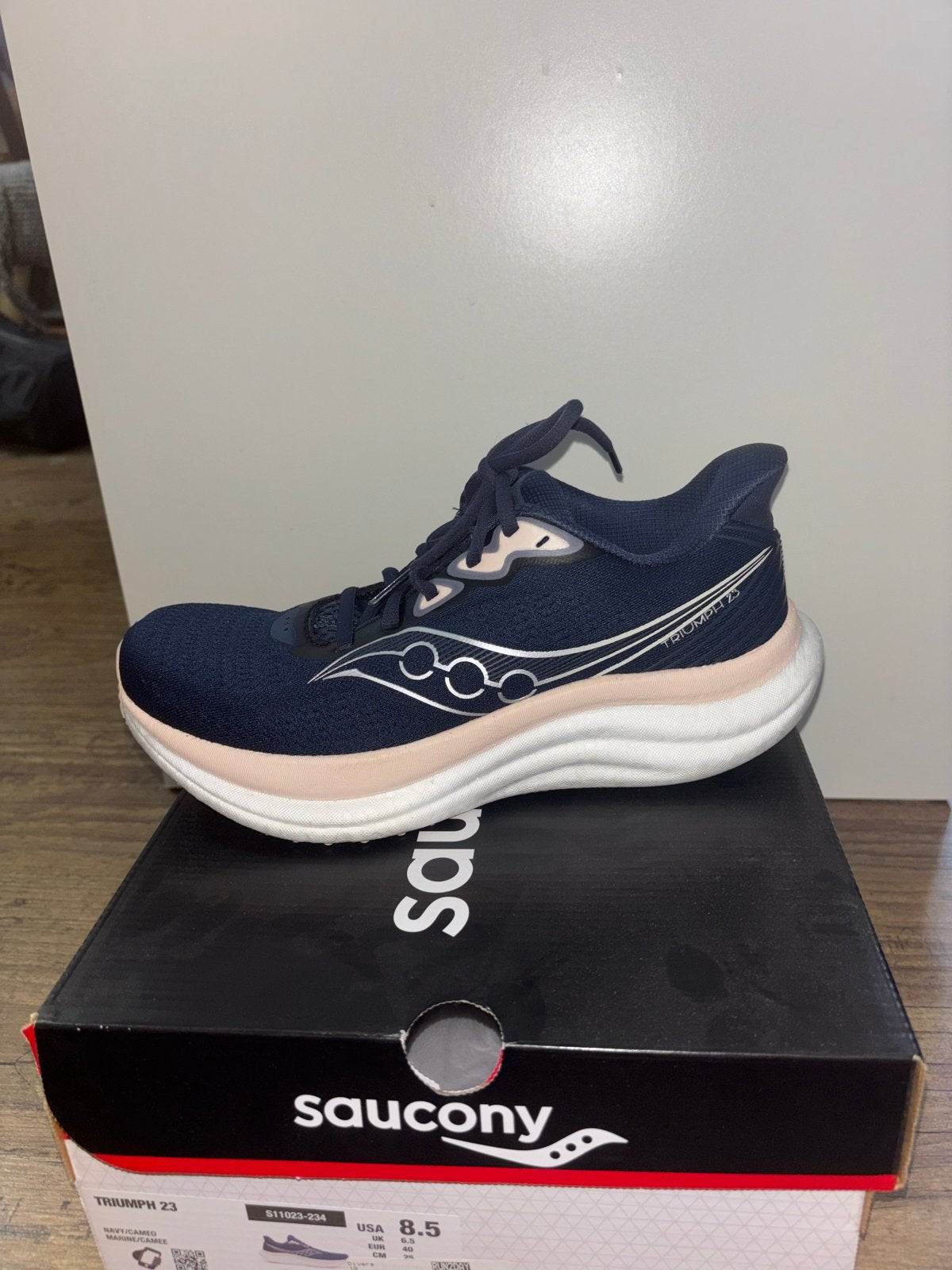 Saucony Triumph 23 hardloopschoenen - Dames, maat 40, Ophalen of Verzenden, Nieuw, Blauw, Sportschoenen