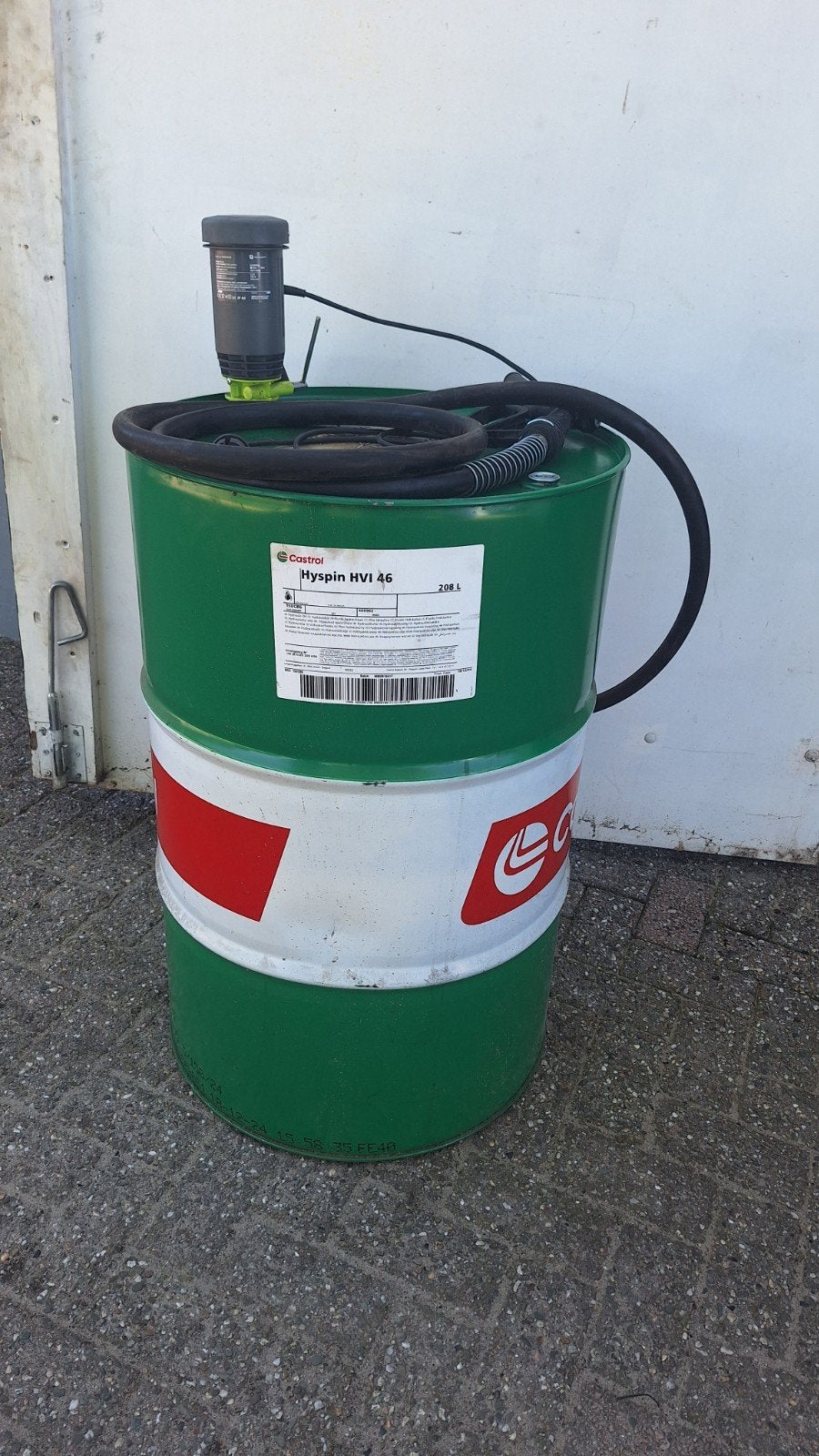 200 litervat dieselolie met eclectische dieselpomp 220, Ophalen