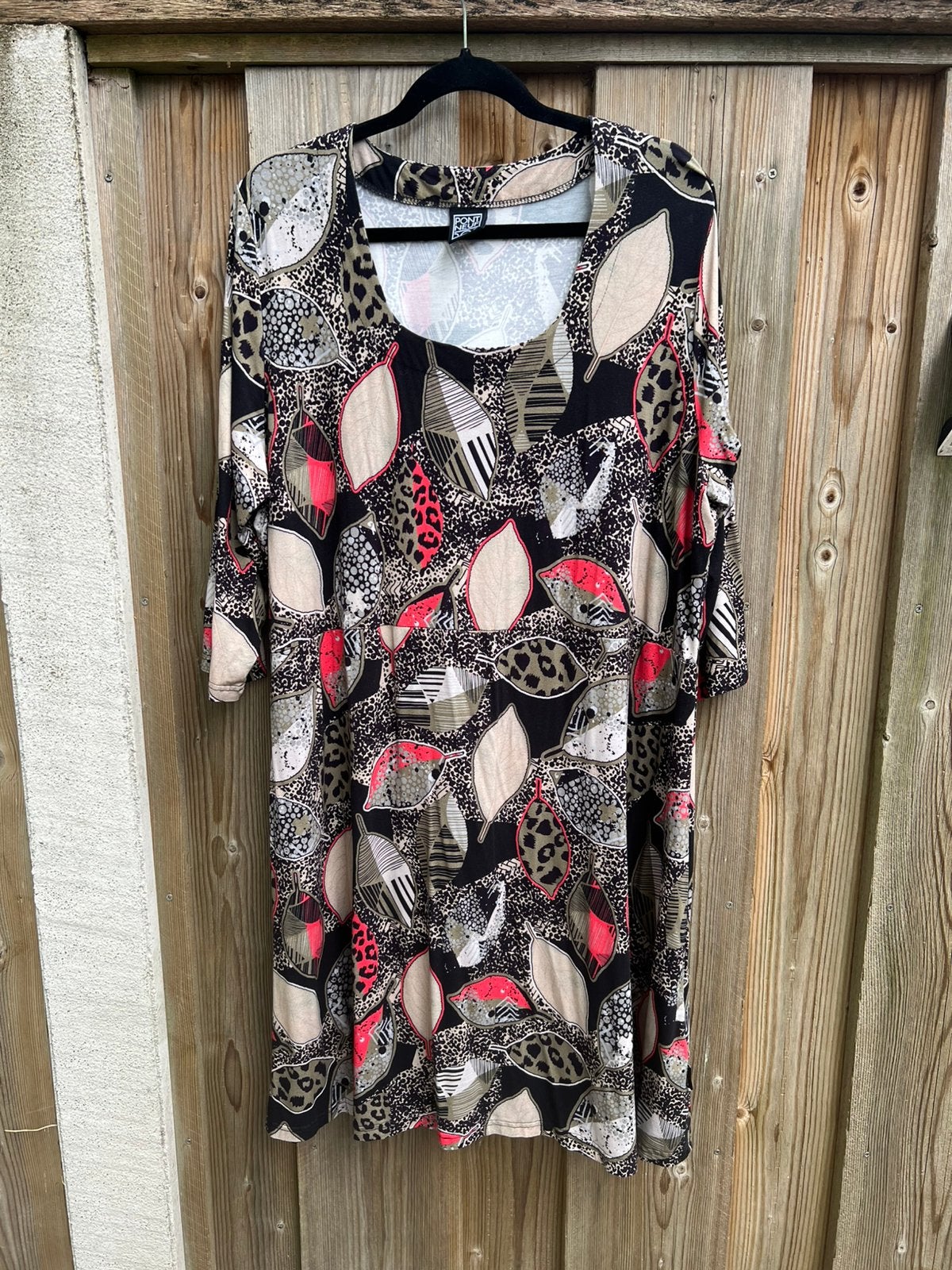 Zomerjurk met print van Pont Neuf- Maat 3XL, Kleding | Dames, Overige kleuren, Maat 46/48 (XL) of groter, Ophalen of Verzenden