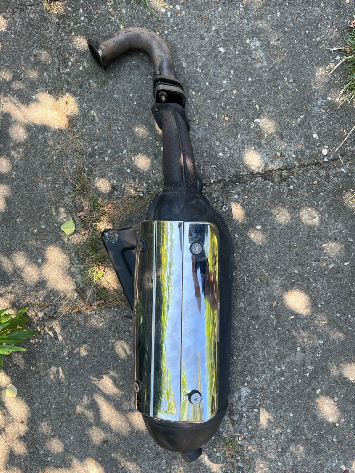 Sm06 met rvs bocht, Ophalen of Verzenden, Gebruikt, Uitlaat, Piaggio