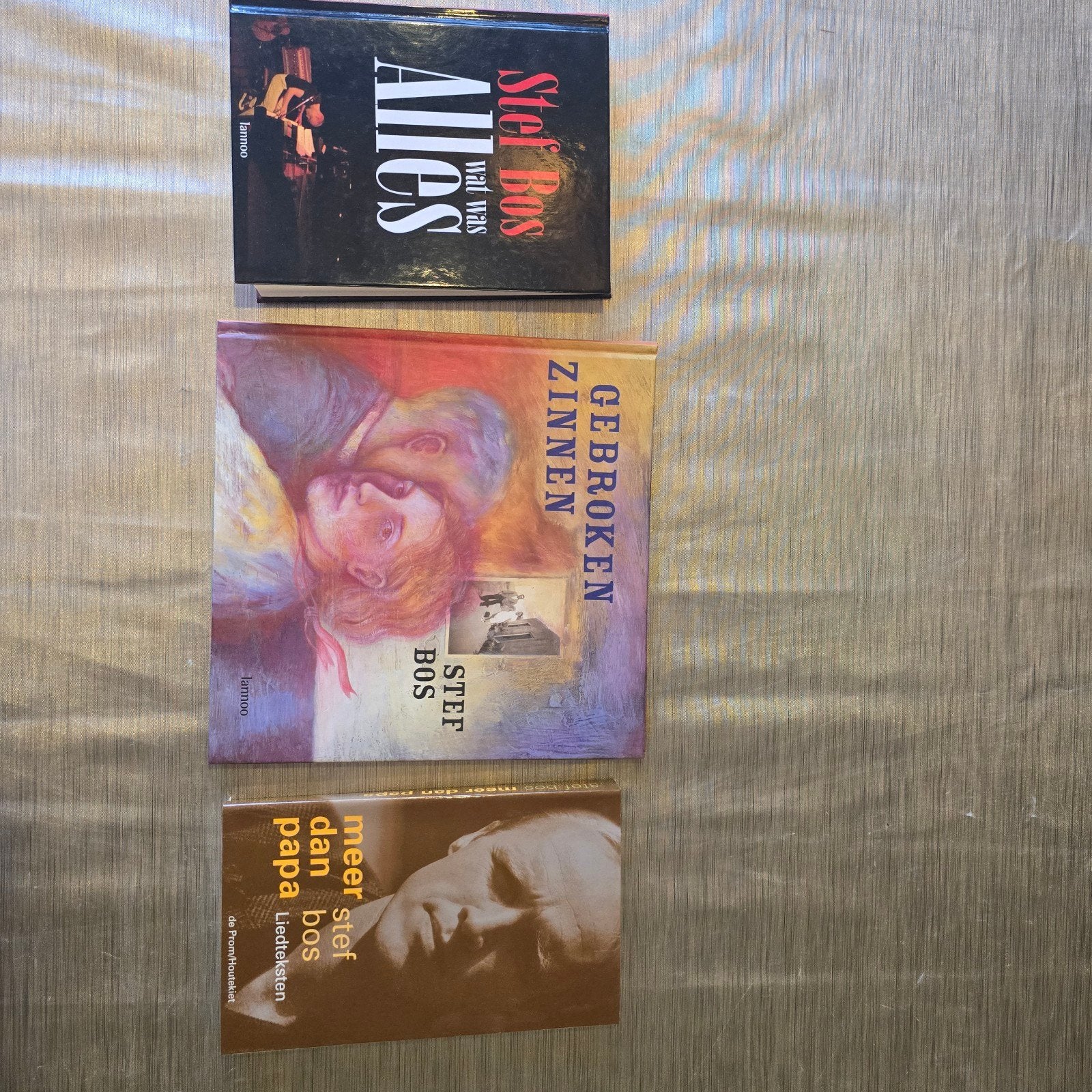 Stef Bos boeken Wel Was Alles, Gebroken Zinnen, Meer dan Pa, Ophalen of Verzenden, Zo goed als nieuw, Steef Bos, Nederland