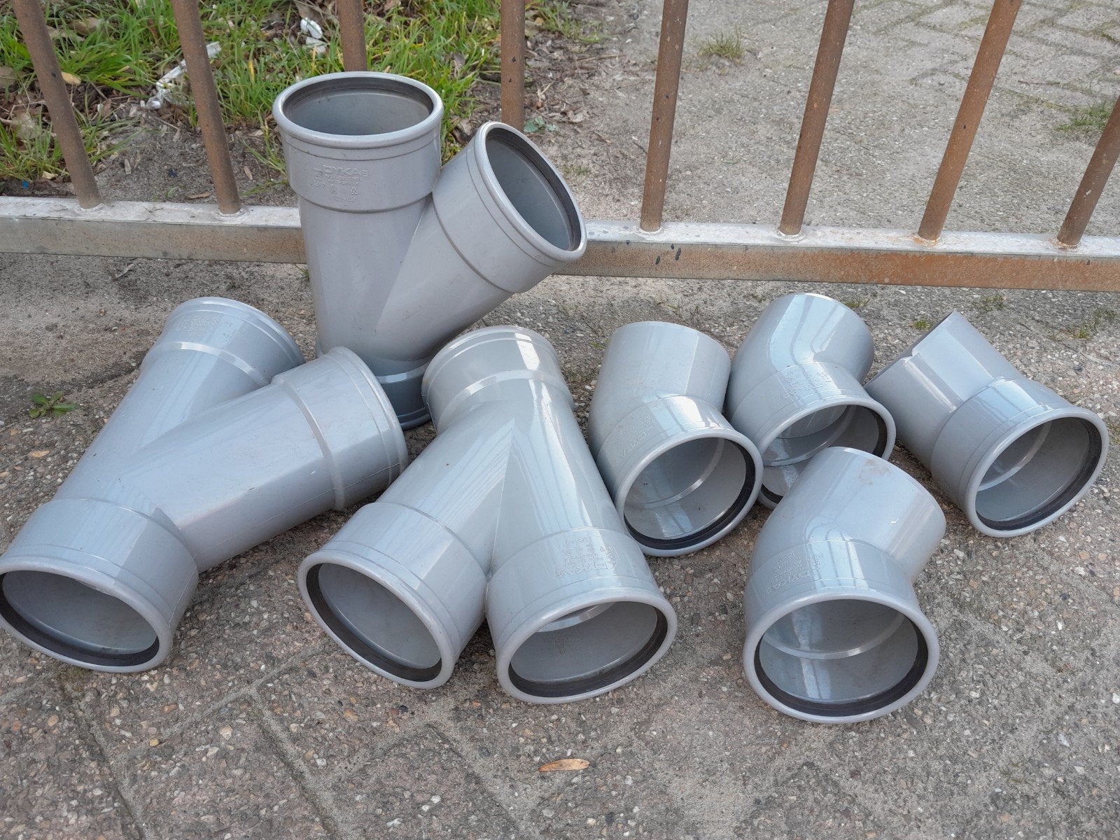 PVC hulpstukken 125., Ophalen, Bochten, Pvc, Minder dan 2 meter