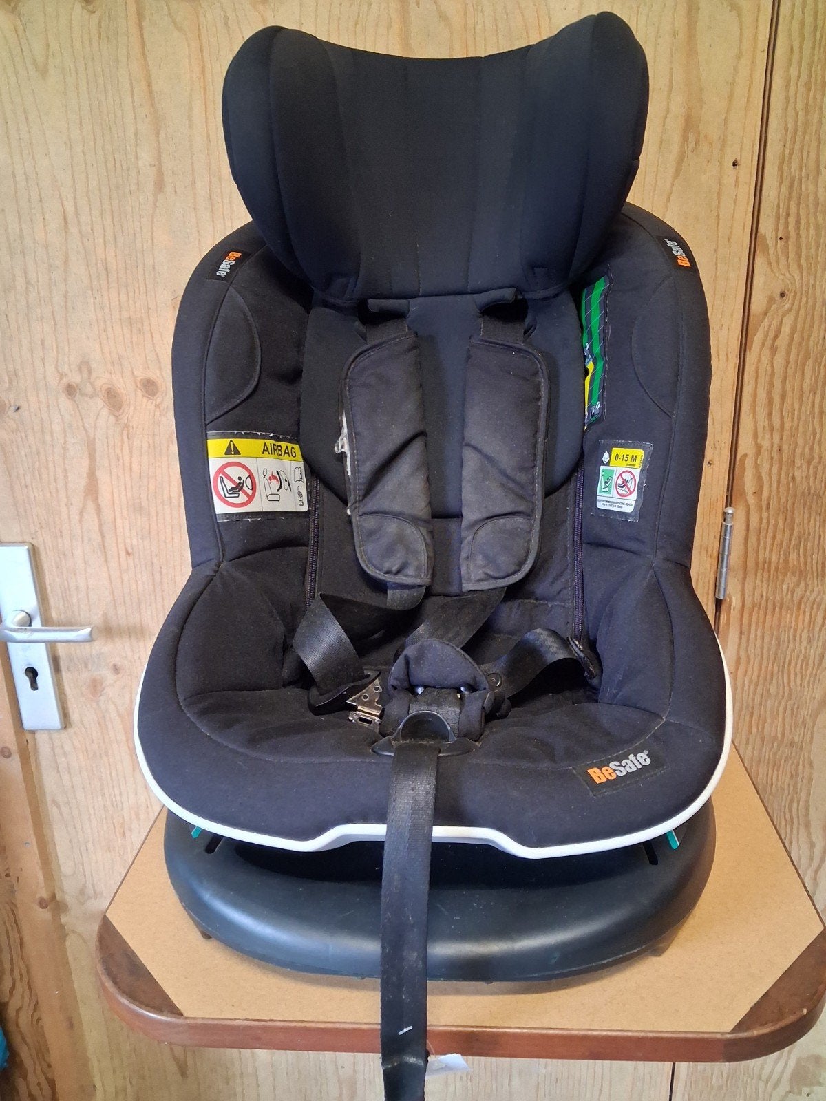BeSafe iZi Modular i-Size autostoel - Zwart, Zijbescherming, Zo goed als nieuw, Isofix, 0 t/m 13 kg
