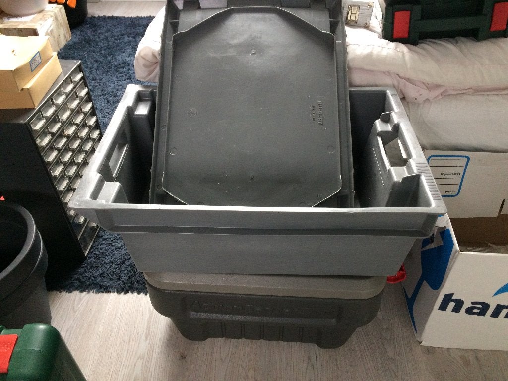 Krat afsluitbaar., Gebruikt, 60 cm of meer, Minder dan 35 cm, Ophalen of Verzenden
