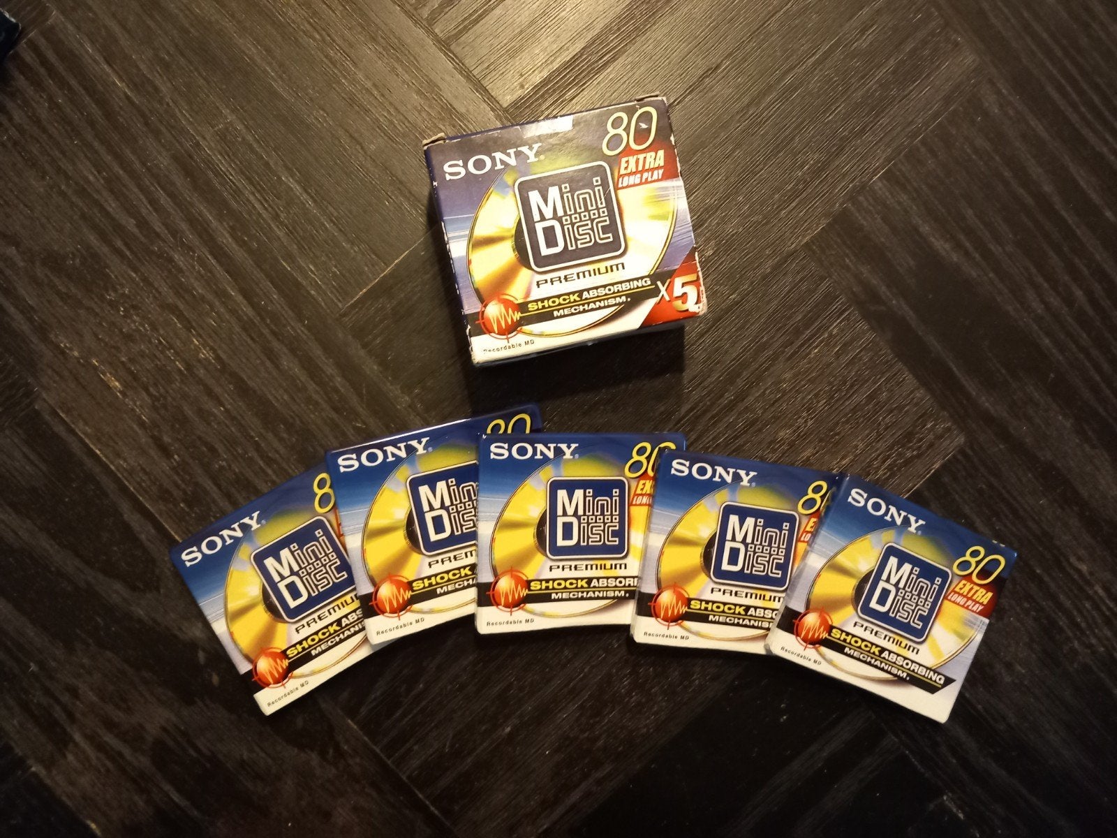Sony MiniDisc 80 Extra Long Play (5 stuks), Ophalen of Verzenden, Sony Corporation, Info@sony.com, Overige typen