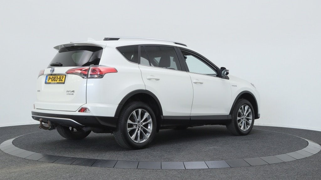 Toyota RAV4 2.5 Hybrid Style | Leder | Afn. Trekhaak | All S, Auto's, Gebruikt, Wit, Leder, Bedrijf