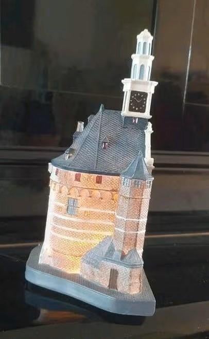 huisje Hoofdtoren Hoorn met lichtje incl adaptor (!), Diversen, Kerst, Ophalen, Nieuw