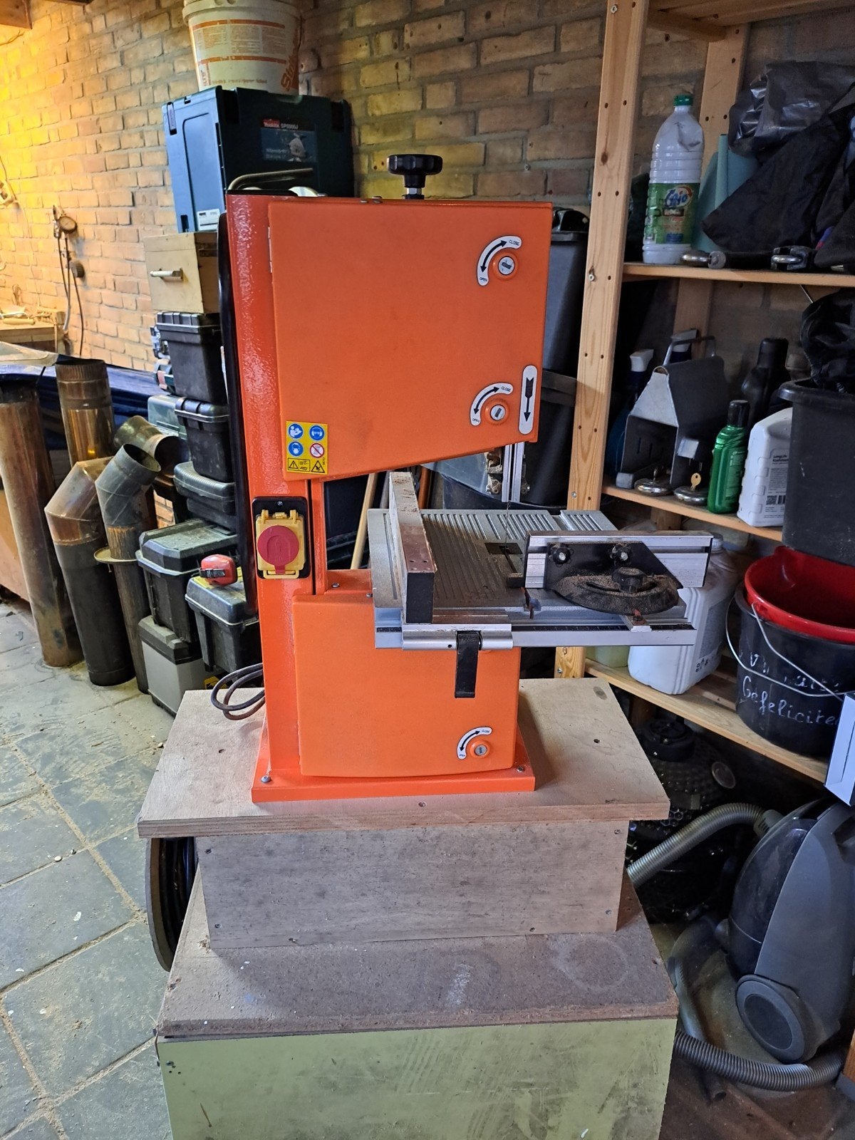 tafelzaag en lintzaag, Ophalen, Gebruikt, 70 mm of meer, Lintzaag