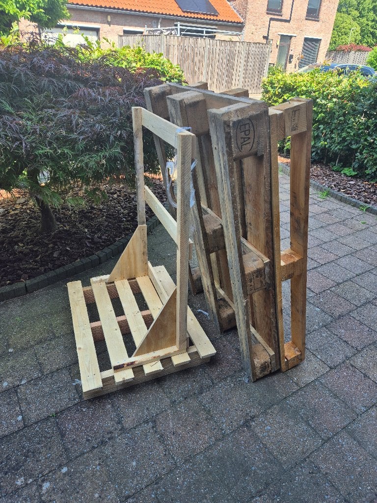 Pallet, Ophalen, Gebruikt, 50 mm of meer, Minder dan 200 cm