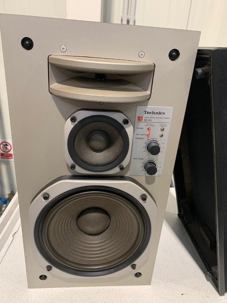 Luidspreker Technics SB-R3/ speaker/ muziek box, Gebruikt, 60 tot 120 watt, Front, Rear of Stereo speakers, Ophalen