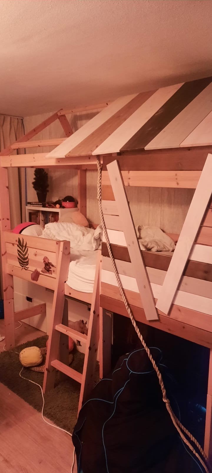 Lifetime boomhutbed voor kinderen, Ophalen, Gebruikt, 90 cm, Eenpersoons