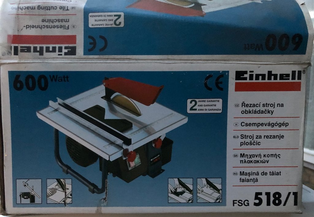 Einhell Tegelsnijder FSG518 izgst, Ophalen of Verzenden, 1200 watt of meer, Decoupeerzaag, 30 tot 70 mm