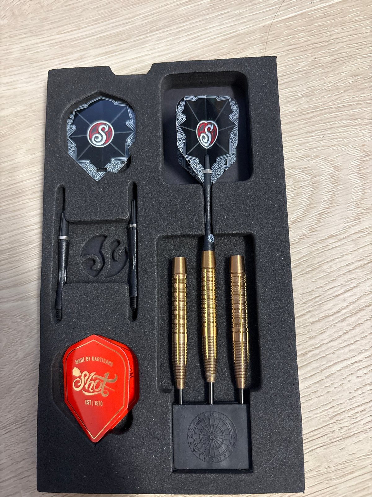 Shot Pro Series Jake Womack Darts - 23g, Ophalen of Verzenden, Zo goed als nieuw, Pijlen