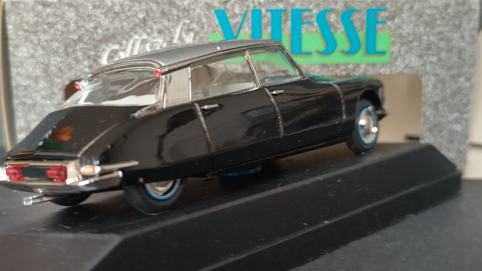 Citroen DS 19 Zwart 1;43 Vitesse Pol, Overige merken, Auto, Verzenden, .