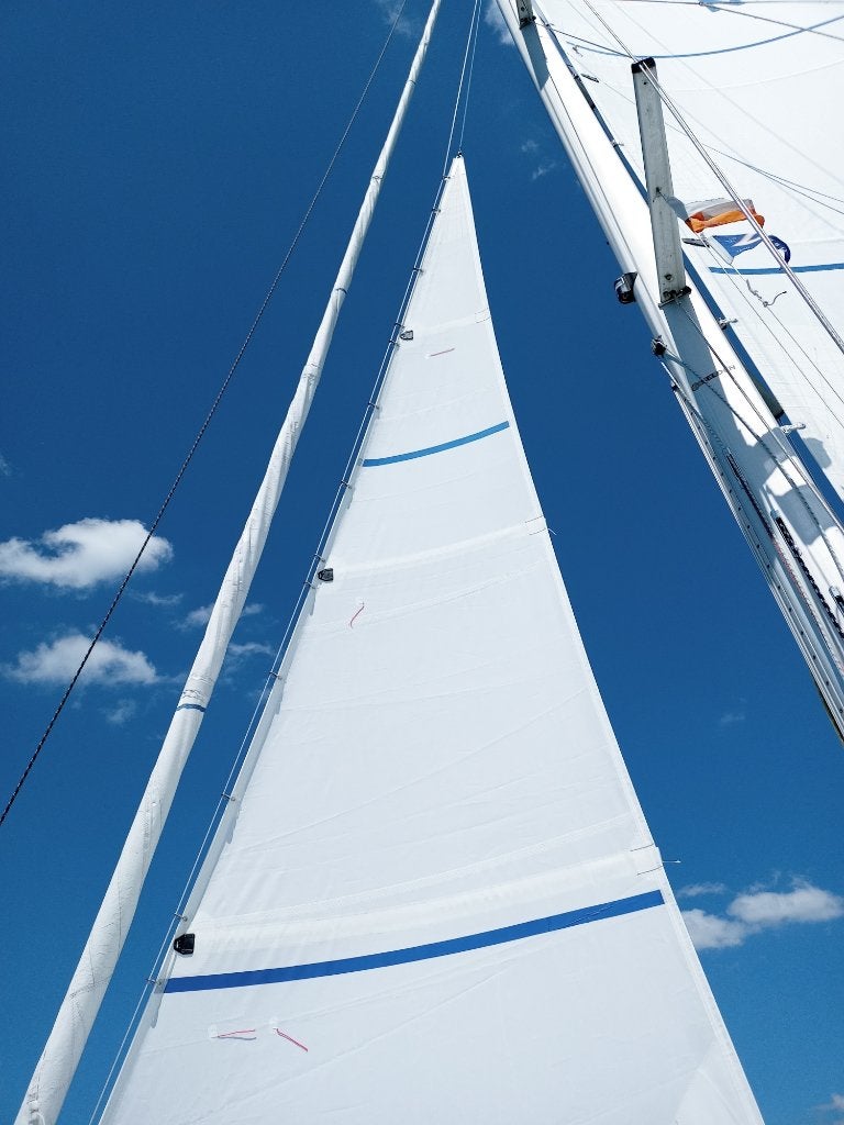 Zwaar weer fok 10,3m2 – Challenge Sails (9.88Oz)-leuvers  , Ophalen of Verzenden, Nieuw, Genua of Fok, Minder dan 15 m²