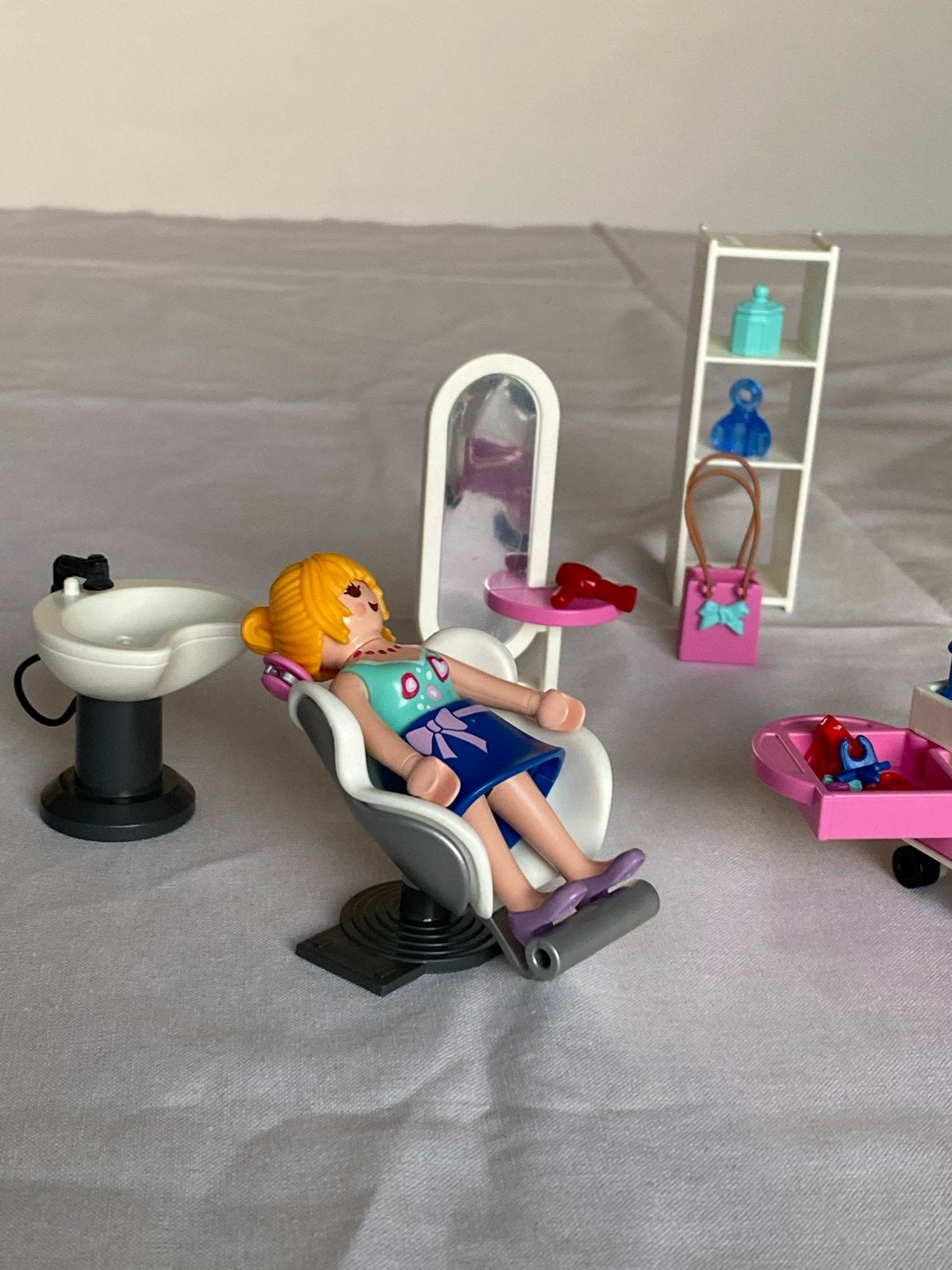 Playmobil City Life Kapsalon (5487) - Complete set, Gebouw, Complete set, Ophalen of Verzenden, Zo goed als nieuw