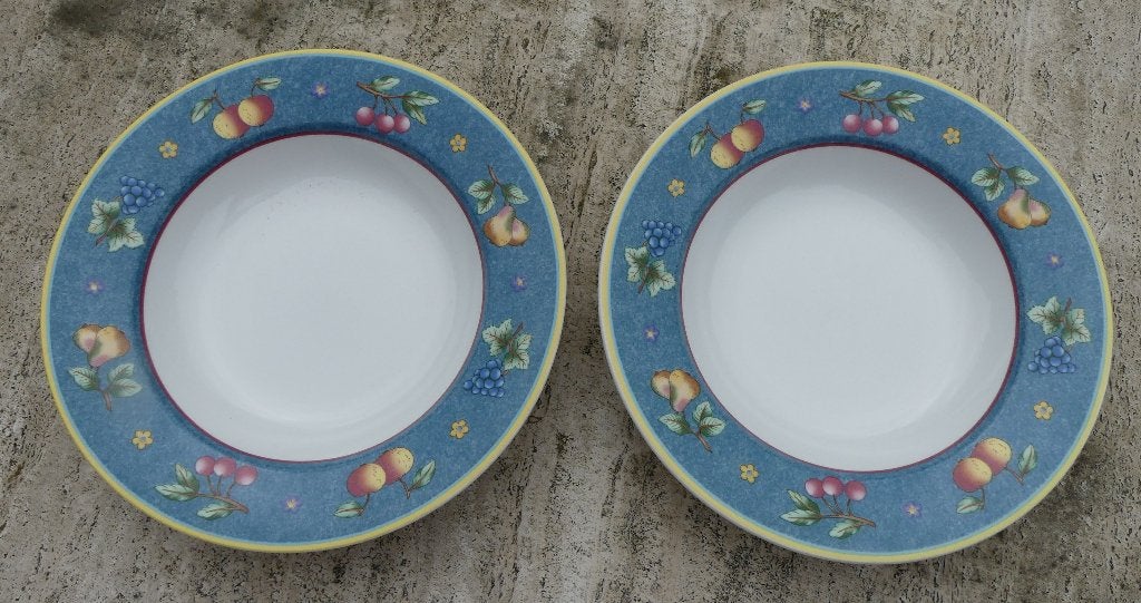 2 V & B Villeroy & Boch Citta & Campagna Biella Pasta Borden, Ophalen of Verzenden, Nieuw, Porselein, Bord(en)