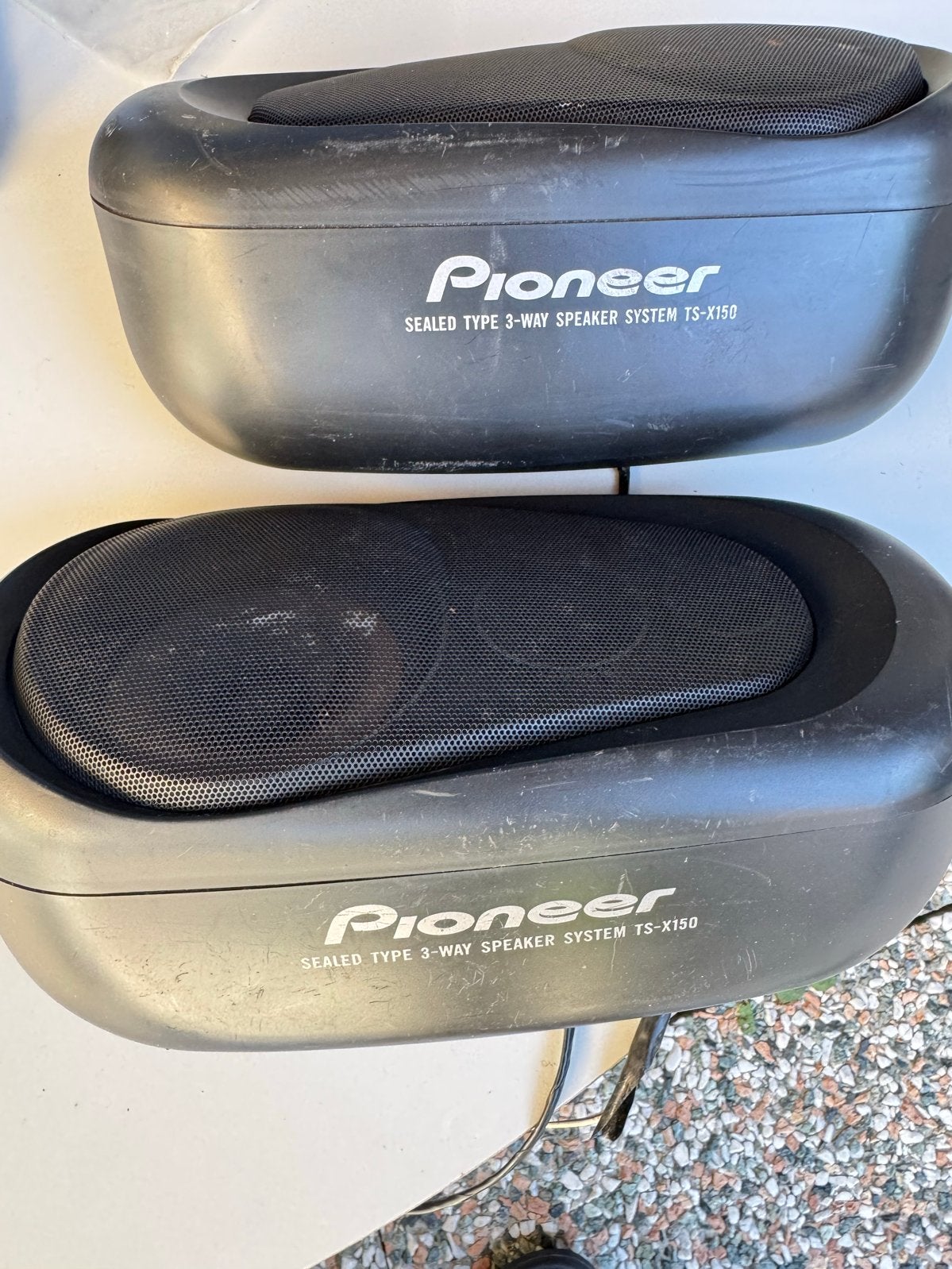 Pioneer TS-X150 3-weg speakerset opbouw speakers, Auto diversen, Ophalen of Verzenden, Gebruikt