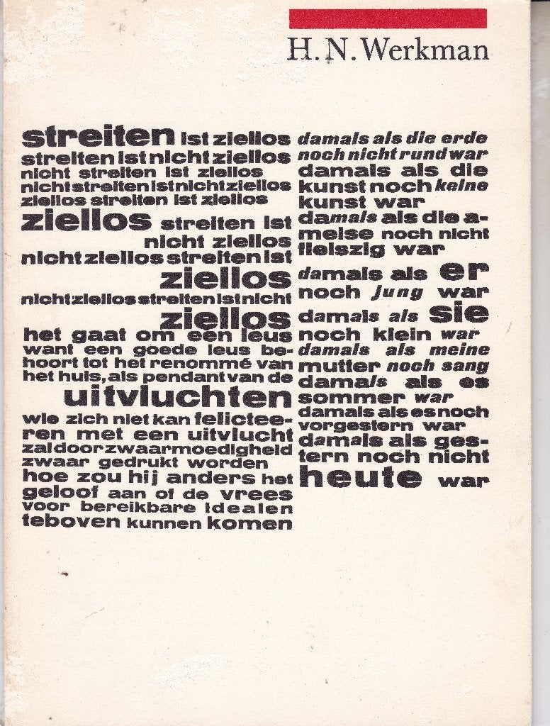De Ploeg - H. N. Werkman - tentoonstellingsgids 1965, Ophalen of Verzenden, Gelezen