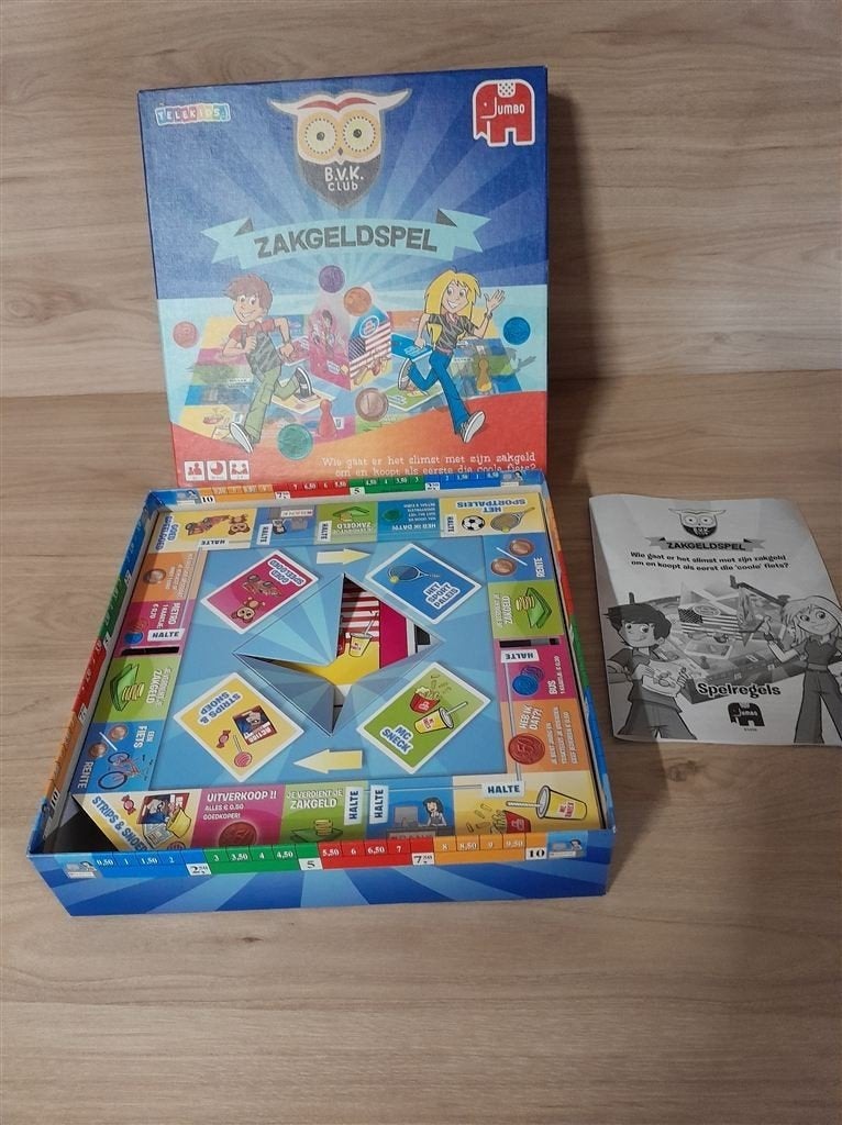 Zakgeldspel - s1942, Hobby en Vrije tijd, Gezelschapsspellen | Bordspellen, Verzenden, Zo goed als nieuw