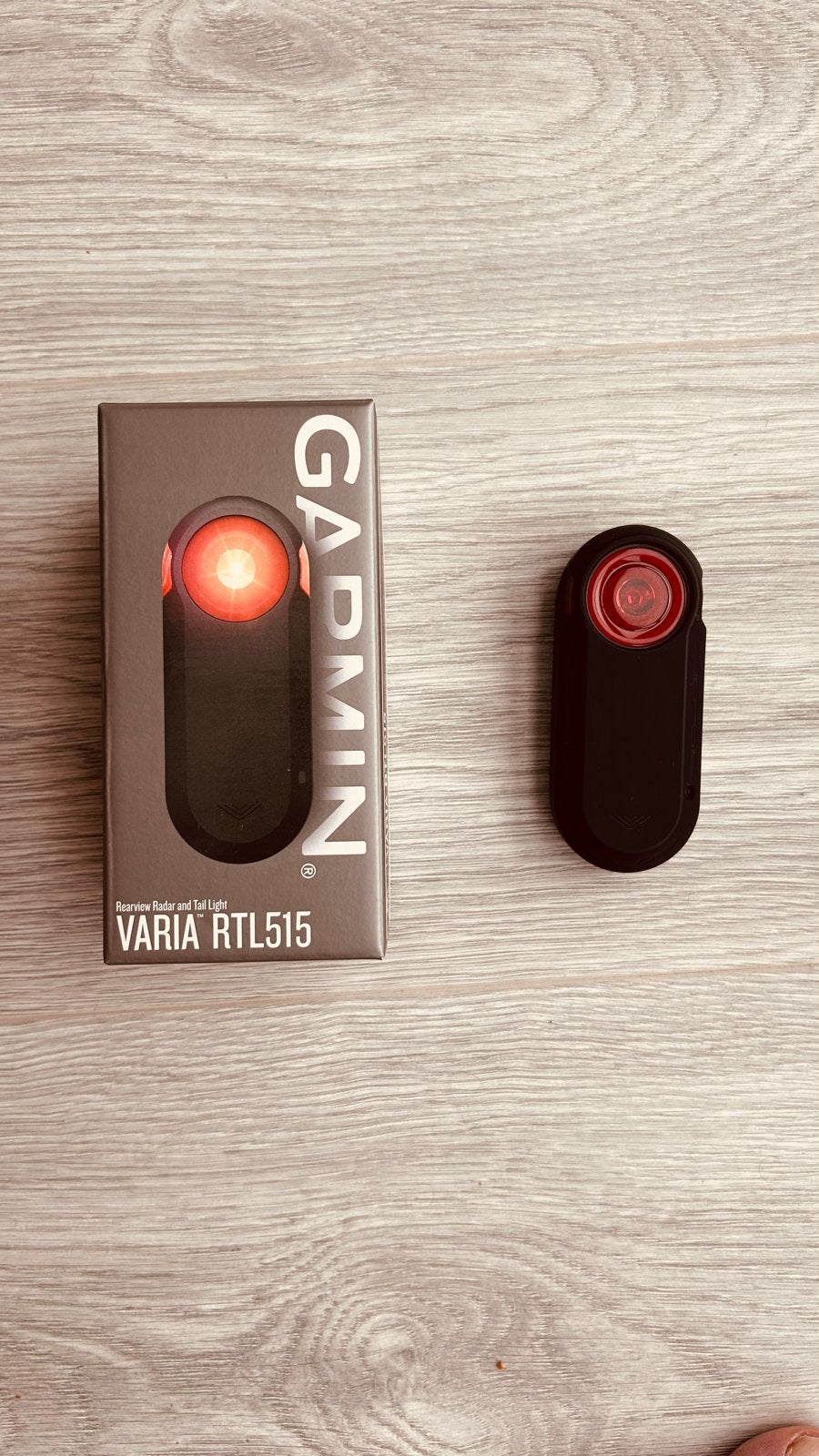Garmin Varia RTL515 Achterlicht met Radar, Achterlicht, Ophalen of Verzenden, Accu, Oplaadbaar