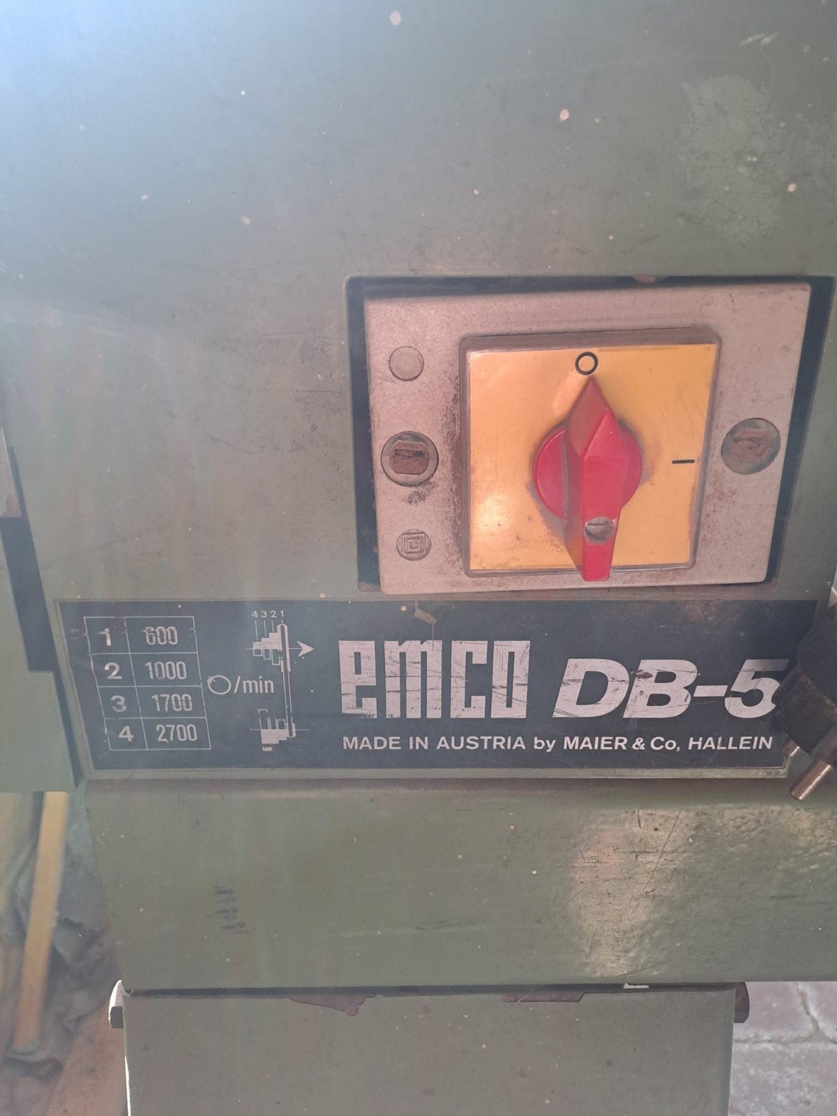 Emco DB-5 Houtdraaibank met accessoires, Ophalen, Gebruikt, Houtdraaibank, Minder dan 500 mm