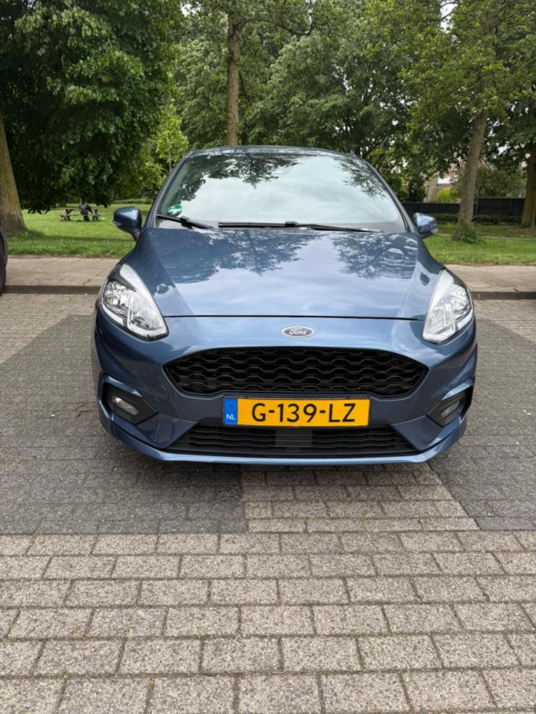Ford Fiësta 1.0 St line 100pk 5dr 2019 Blauw, Voorwielaandrijving, 580 kg, 1064 kg, Blauw