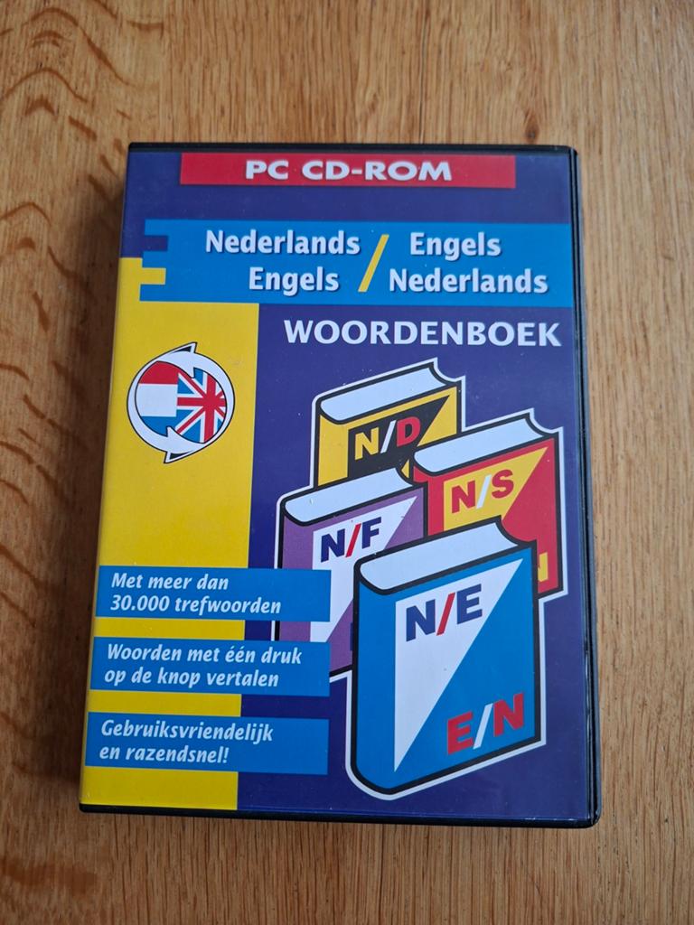 CD-ROM Woordenboek Nederlands/Engels - PC CD-ROM, Ophalen of Verzenden