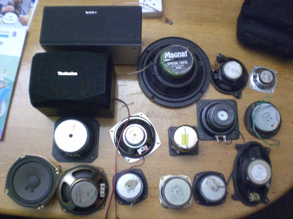Luidsprekers klein 20x, Overige merken, Gebruikt, Ophalen of Verzenden, Minder dan 60 watt