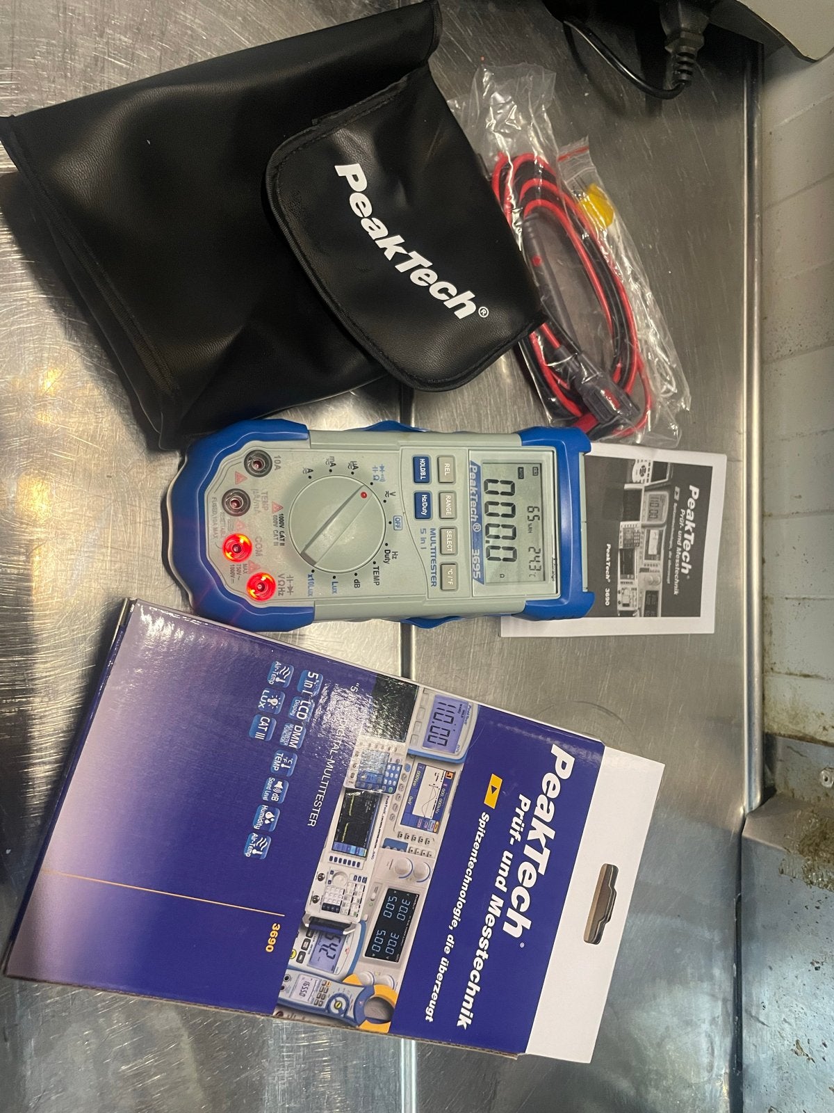 Nieuwe PeakTech 3690 5-in-1 Digitale Multimeter, Ophalen, Nieuw, Multimeter