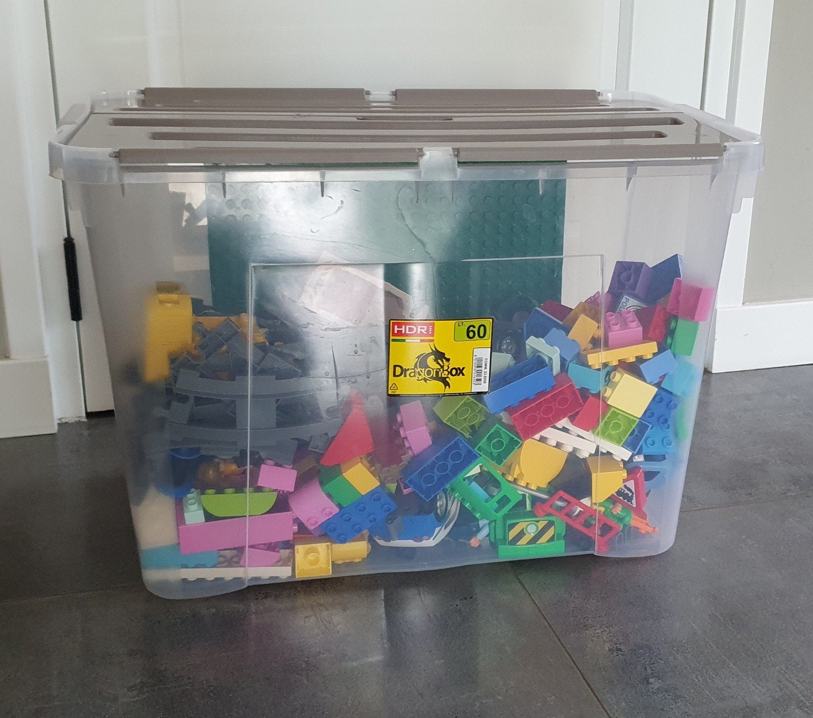 LEGO DUPLO treinbaan en toebehoren., Kinderen en Baby's, Speelgoed | Duplo en Lego, Ophalen, Zo goed als nieuw, Compleet, Duplo