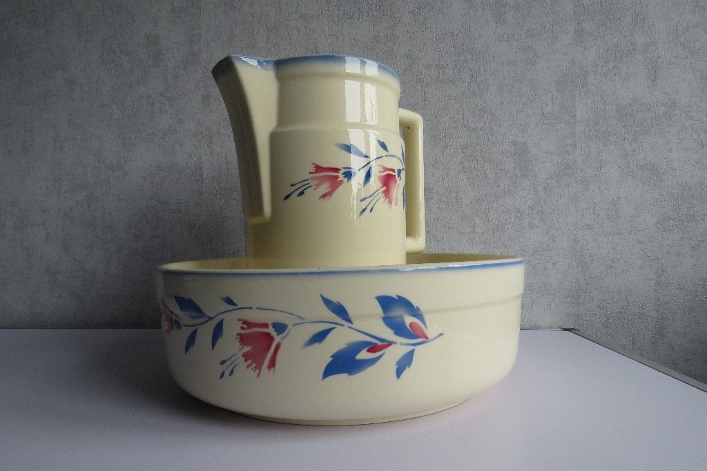 Lampetset 2 delig/Wasstel, Antiek en Kunst, Ophalen