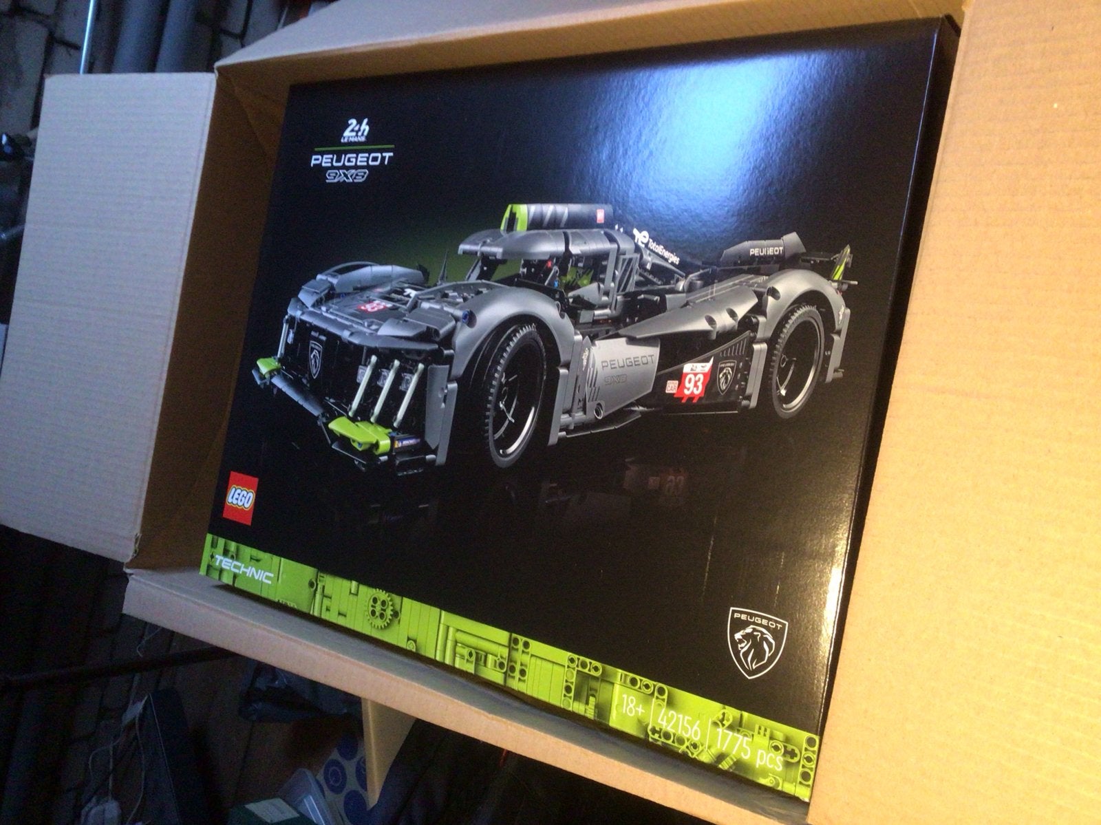 Lego Technic Peugeot 9X8 24H Le Mans Hybrid Hypercar (42156), Lego, Nieuw, Ophalen of Verzenden, Technic