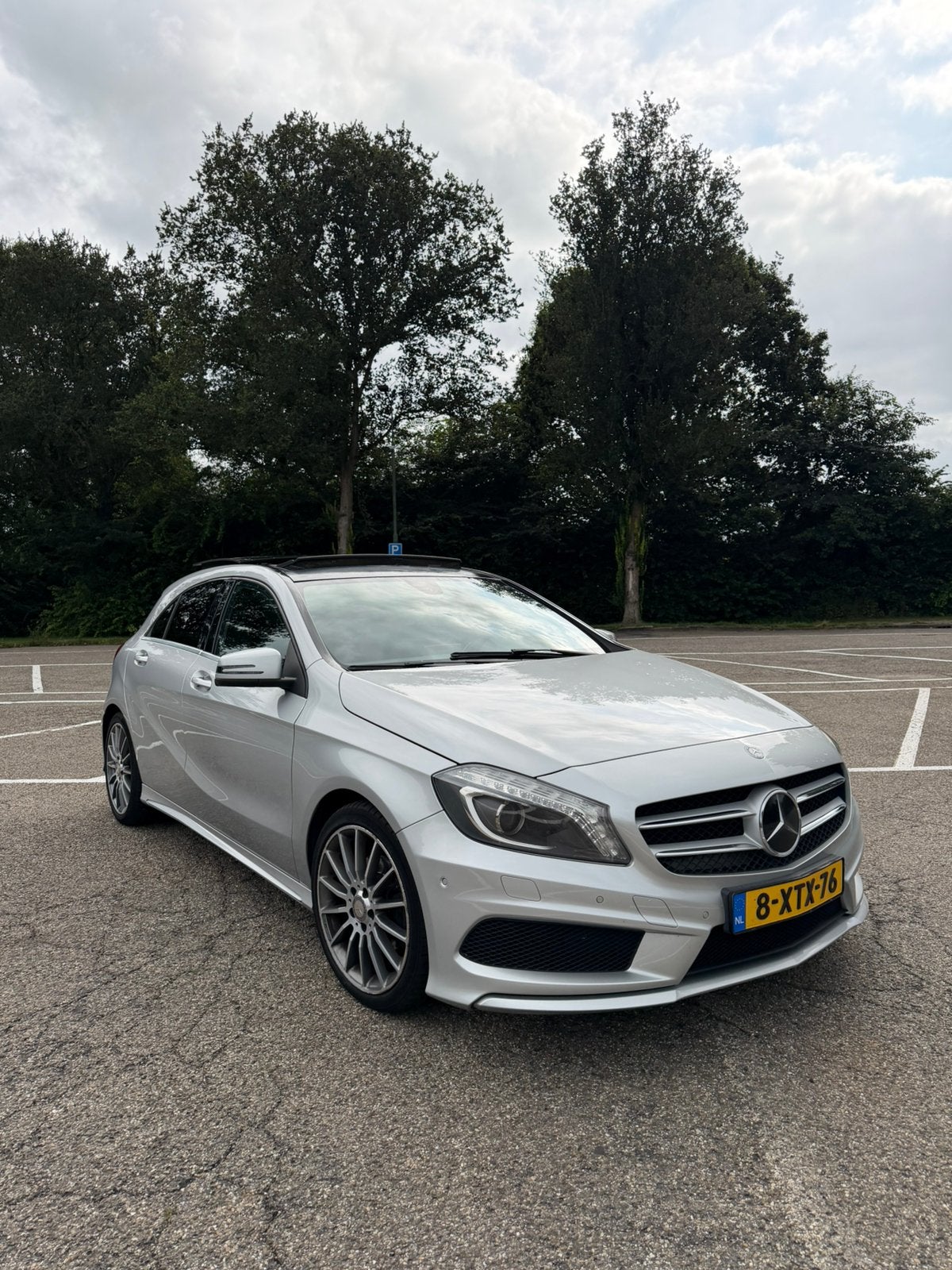 Mercedes-Benz A-Klasse A180 1.6 Blue EFF Aut 2014 Panodak, Auto's, 4 cilinders, 122 pk, 1200 kg, Particulier